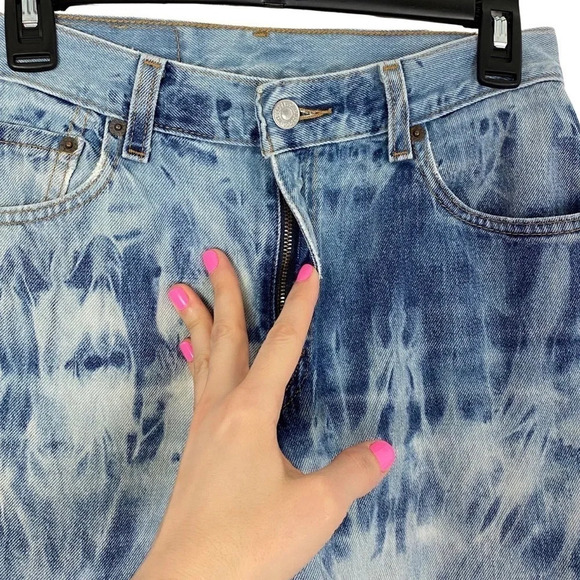 Vintage Levis Jeans Womens Size 26 / 2 / XS Levi’s 550 Mom Jeans Custom Bleached - Picture 4 of 16